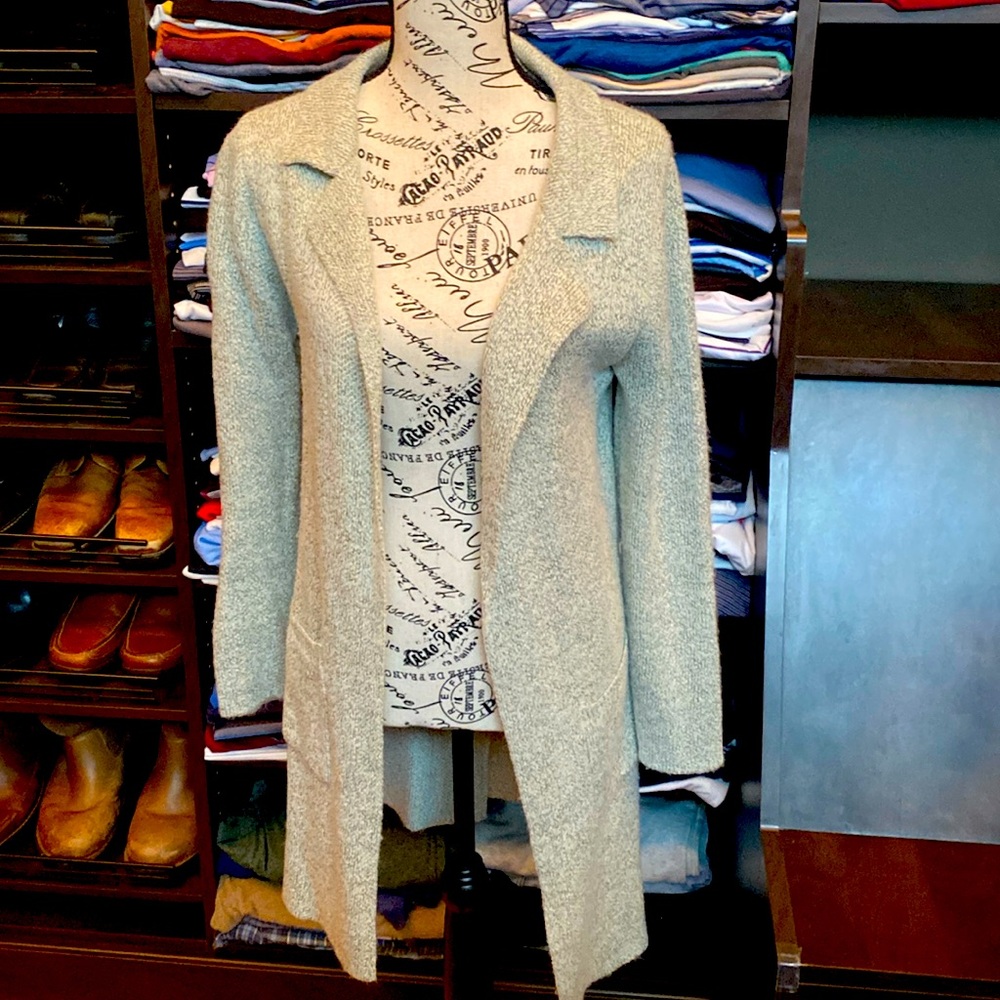 NWOT woman mens cardigan jacket XS